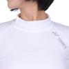 Yonex High Neck Long Sleeve White S Women's T-Shirt, (011)