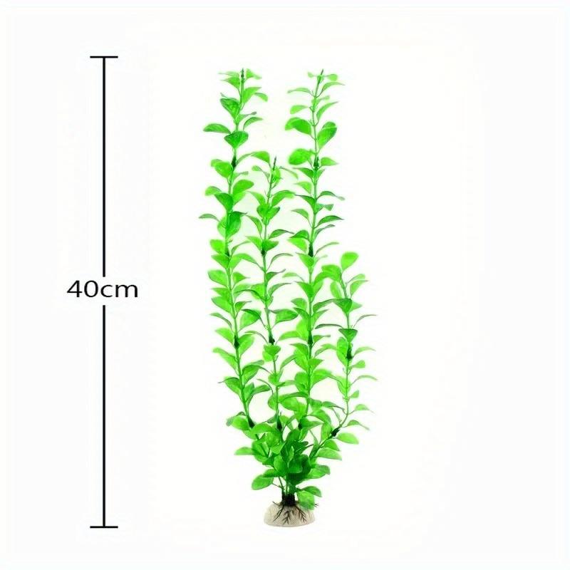 5pcs 40cm Artificial Plastic Underwater Plants Aquarium Fish Tank Decoration Water Grass Viewing Decorations.