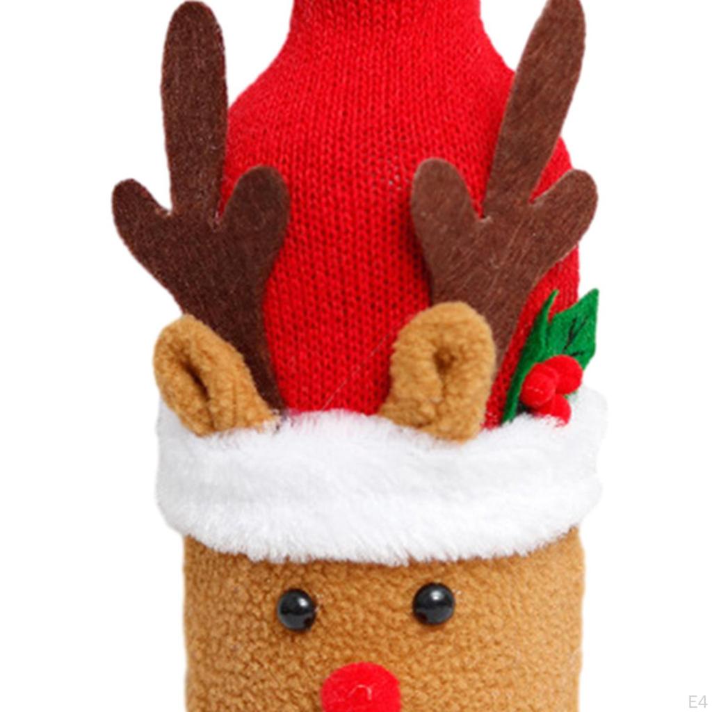 Christmas Wine Bottle Cover, Accessories Party Favors, Adorable Tableware