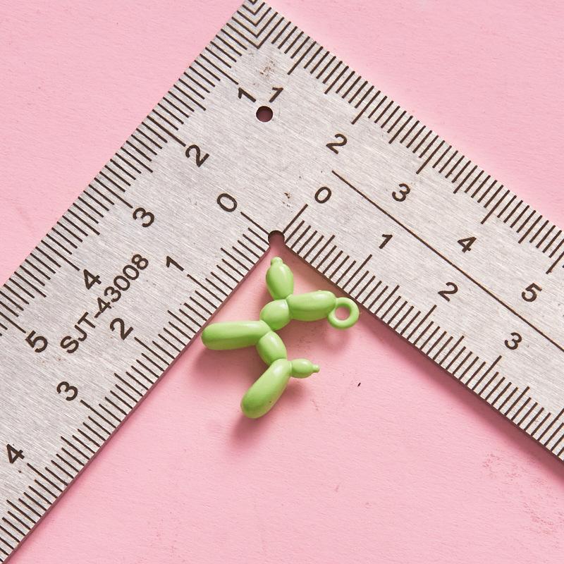 3pcs Contas Celular Corrente Atacado Pequeno Balão Cachorro Pulseira Acessórios Acessórios Jóias Pingente Liga Pingente