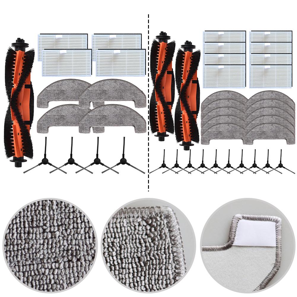 Main Side Brush Filter Mop Cloth Accessory For MOVA S800 E20 E20 Pro E20 Pro Plus For Trouver E20 Series Robot Vacuum Cleaner