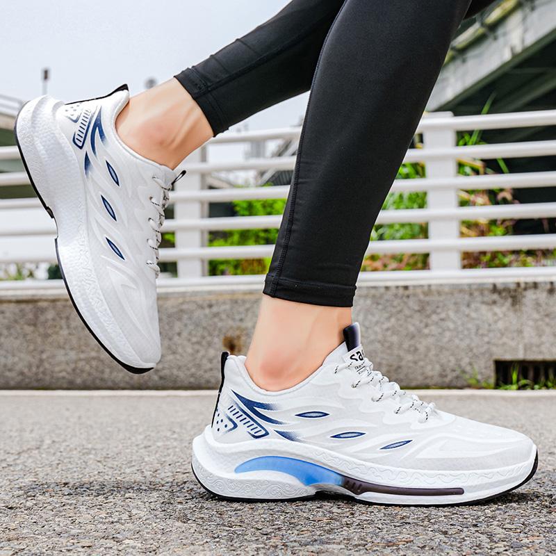 Trendy Casual and Versatile Student Men's Running Shoes Sports Shoes Rebound  Lightweight  Non Slip  All Season Running Shoes