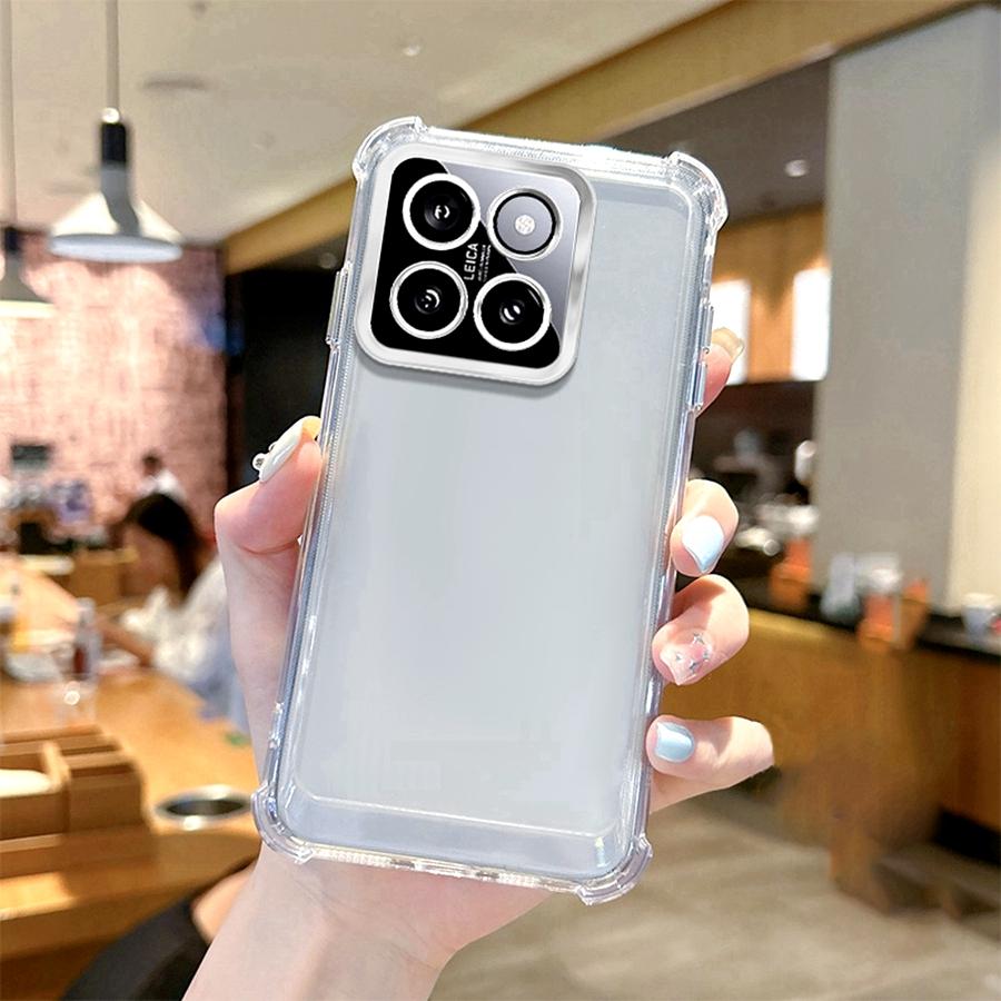 Airbag Shookproof Lens Case For Honor X6C X7D X9D Huawei Nova 14 Pro Plating Silicone Back Clear Cover