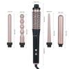 5-IN-1 Haar Curler Set Haar Glättung Pinsel Haar Curling Eisen Zauberstab Temperatur Einstellbar Haar