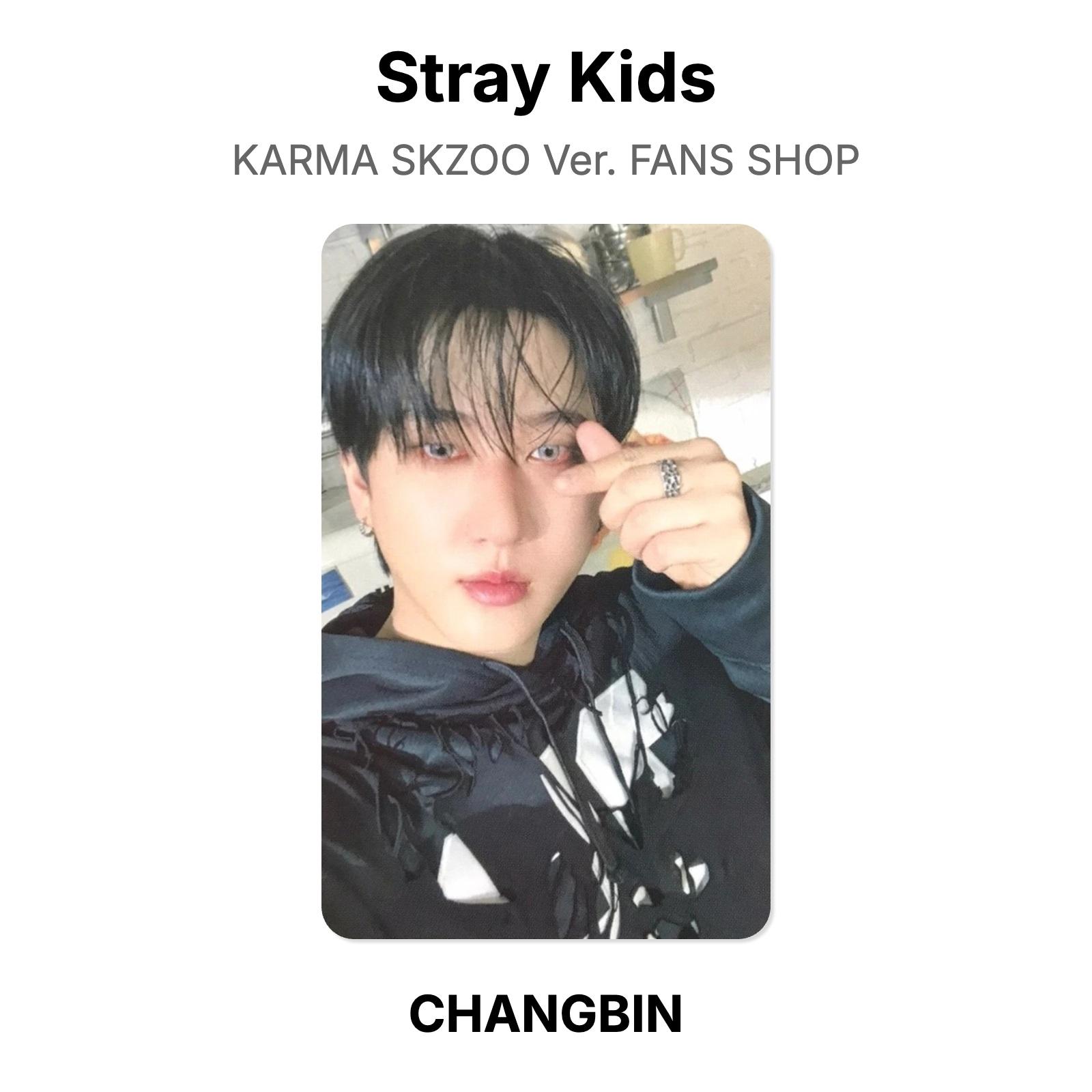 Stray Kids KARMA SKZOO Ver. FANS SHOP Official Photocard CHANGBIN