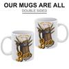 1pc 11oz Double-Sided Printed Mug for Beer Enthusiasts, Simple Daily Drinkware