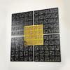 Asma Ulf Husna 99 Namen Allahs Kufic Acryl und Holz als Maul Husna, Dekoration, Ramadan-Dekoration, Eid-Geschenke