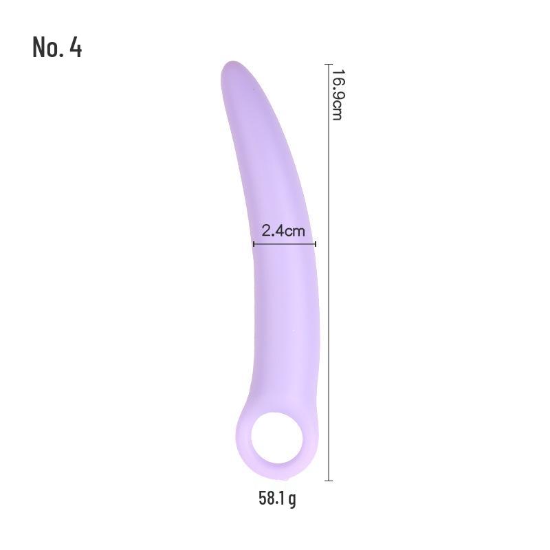 Crescent Female Vibrator: Hand-Pulled Anal Plug for SM Training & Adult Play