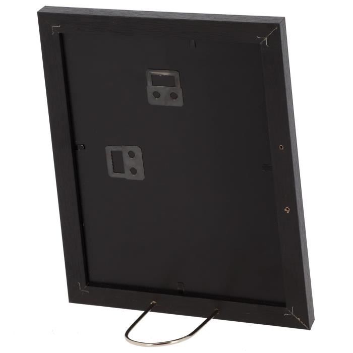 Cadre Photo - Deknudt - S66k - MDF - Noir - A3 avec Passe-partout A4
