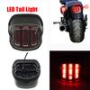 Motorcycle Eagle Claw LED Light Smoke Tail Light 12V License Plate Rear Lamp For Dyna Super Wide Glide Low Rider Fat Bob