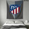 Club Atltico De Madrid Crest Threepiece Set 1 Duvet Cover 2 Pillowcase Without Core Bedding Set Soft And Comfortable
