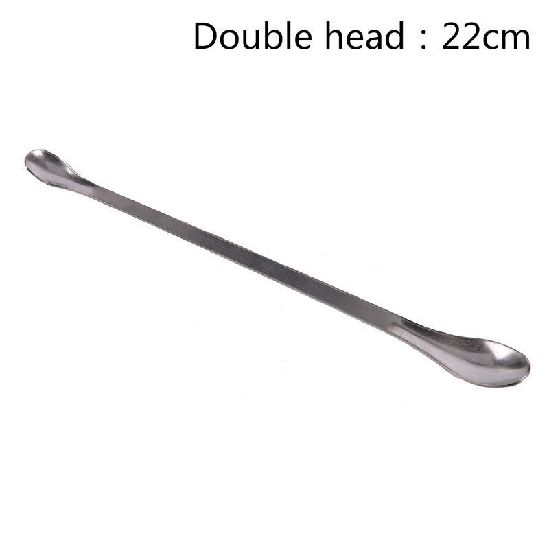 Double-Head Stainless Steel Lab Spoon Scraper Dental Instruments Medical Spoon