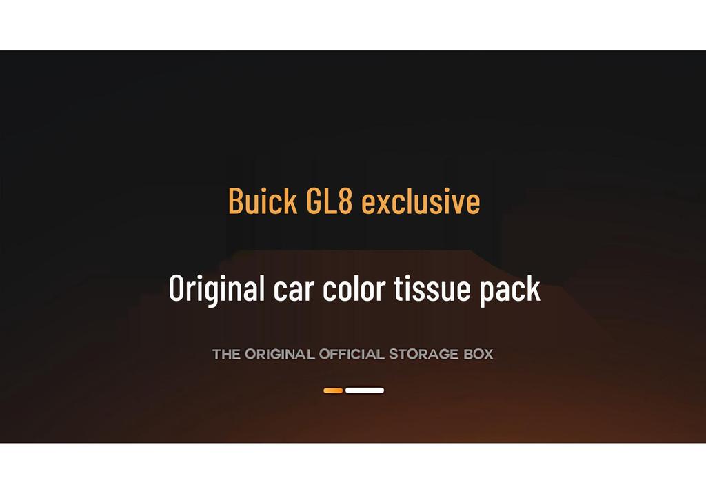 Buick GL8 New Model Seat-Hanging Tissue Bag for Car Interior