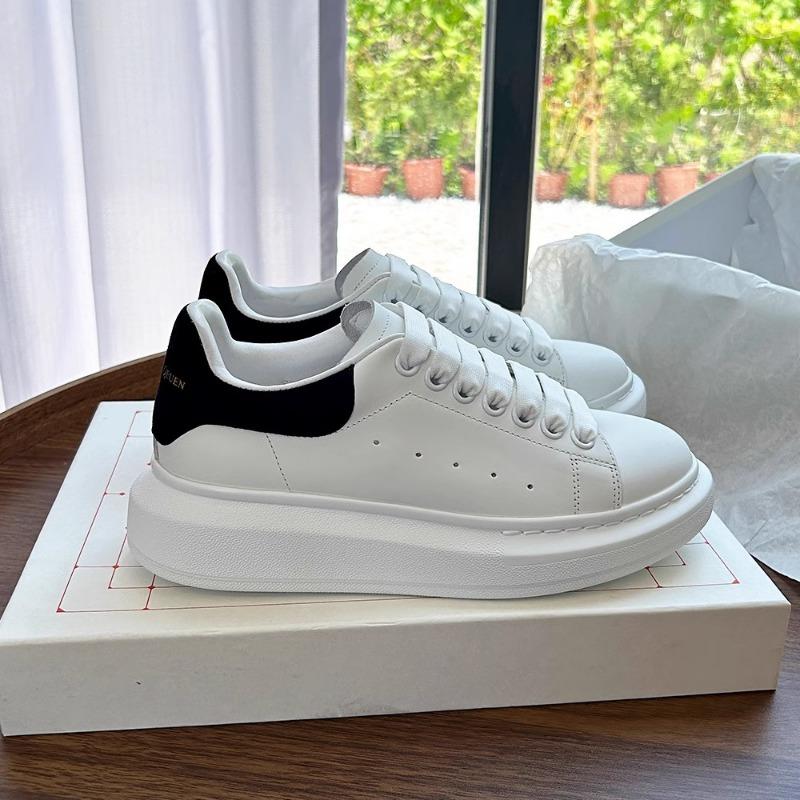 Dachang Xiaobai shoes new versatile women's shoes leather thick sole inner height increase casual board shoes couple men's shoes