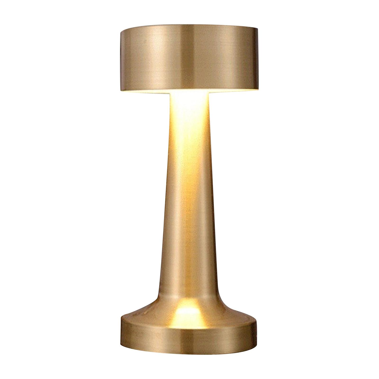 

Modern Nordic Table Lamp with Matte Finish Minimalist Design Metal Construction Suitable for Living Room Bedroom and Office Lighting золотой