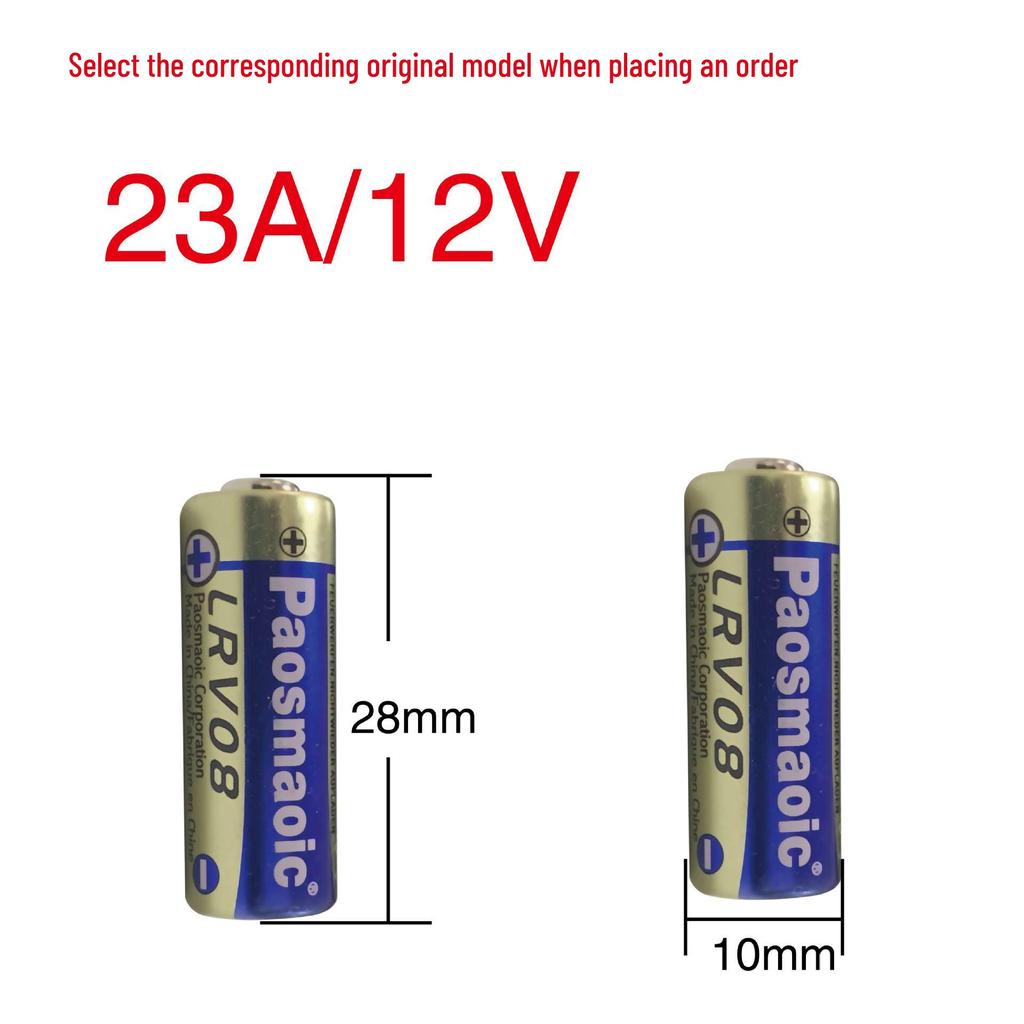 23A 12V & 27A 12V Alkaline Batteries for Roller Shutter Doorbells