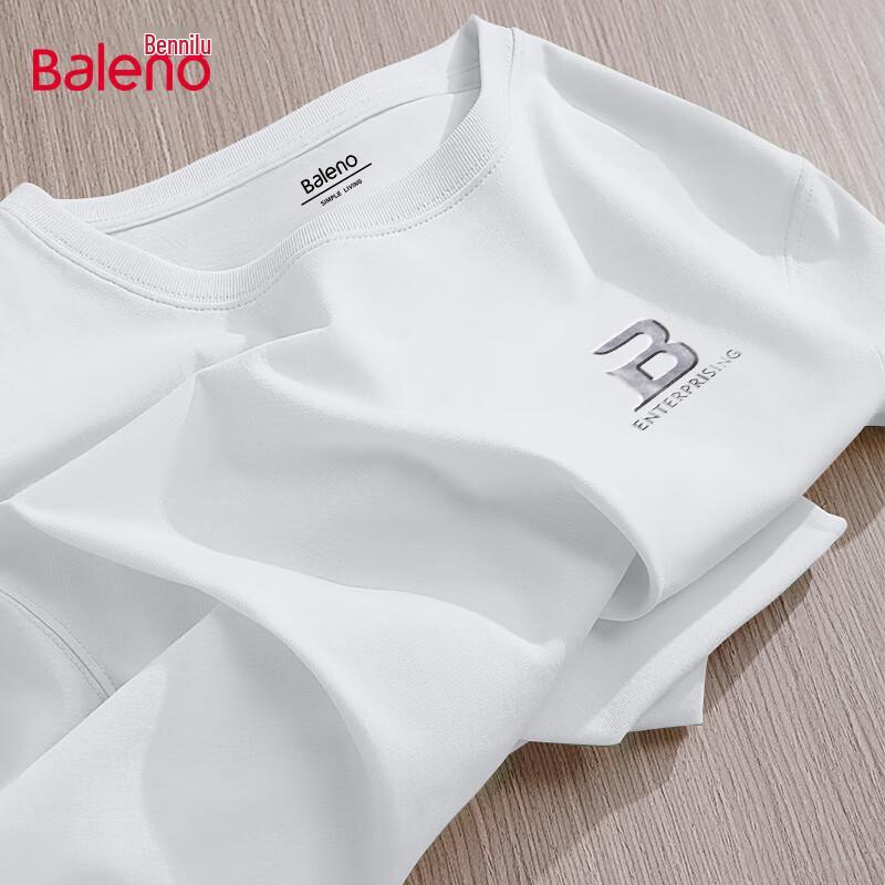 Baleno Men's Oversized Heavy Cotton Long-Sleeve T-Shirt