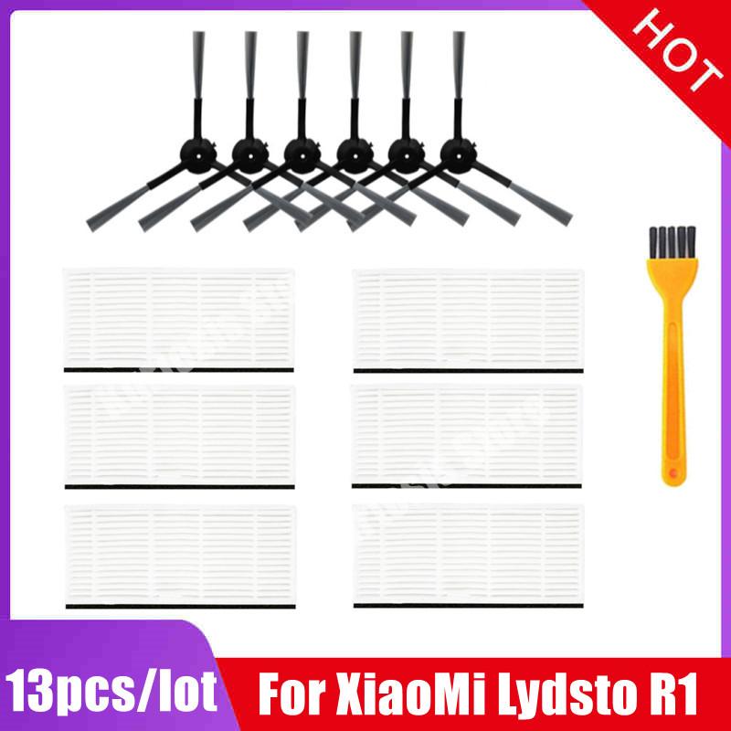For Xiaomi Lydsto R1 R1A Accessories Spare Parts Robot Vacuum Cleaner Replacement Main Brush HEPA Filter Side Brush Mop Rags