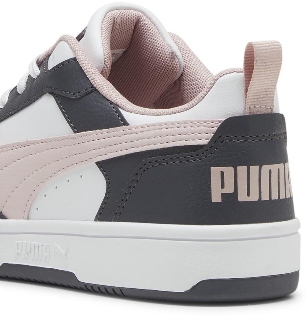 Puma Rebound V6 Low Sneakers In Rich Grey/matte Mist/white