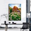 DIY Diamond Painting Rhinestone Picture Full Round Sun Embroidery Diamond Mosaic Cross Stitch