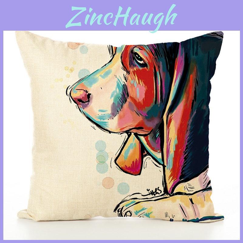 Süße Hundepillowcase Mit Süßem Hundemuster Für Sofa Und Wohnkultur