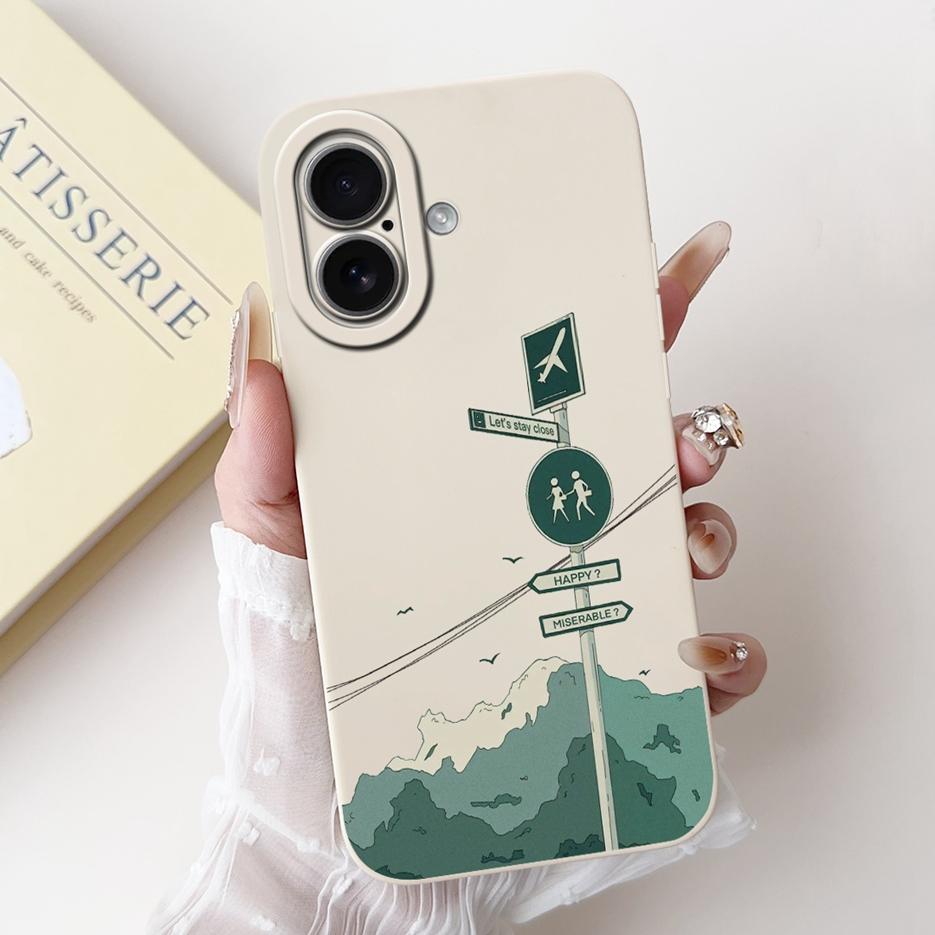 For Apple iPhone 17 Pro Max Case 2025 New Fashion Cartoon Cover Soft Silicone Phone Case For iPhone 17 Air iPhone17 Pro Max Bags