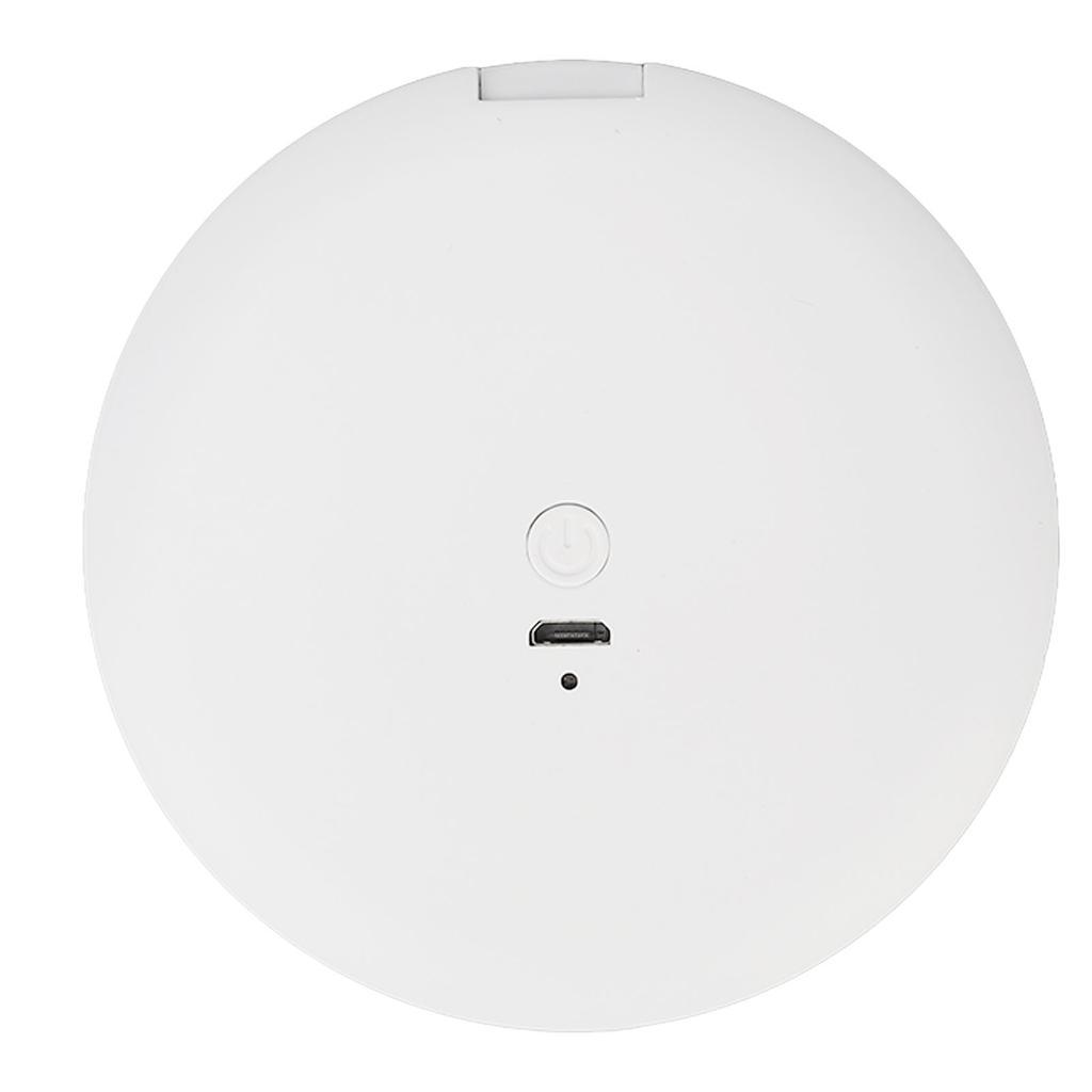 Round LED Pocket Mirror Portable Foldable Mini LED Lighted Pocket Makeup Mirror for Travel