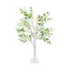 siawadeky Eucalyptus-Style Leaf Tree Lights Night Lights with 24 Bulbs, USB and LED Dual Power Supply, DIY Artificial Tree Lamp, Indirect Lighting,