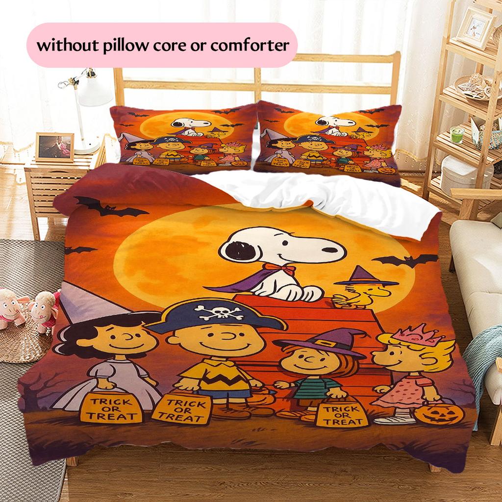 Snoopy Family Portrait Comfortable and Warm Bedding Set The Perfect Choice for Decorating Your Bedroom and Creating A Happy Home