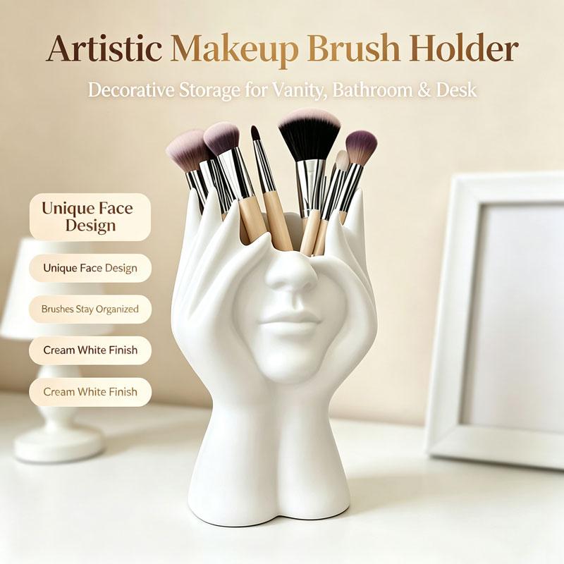 Creative Human Body Art Styling Office Supplies Desktop Multifunctional Storage Pen Holder Makeup Brush Holder Decoration