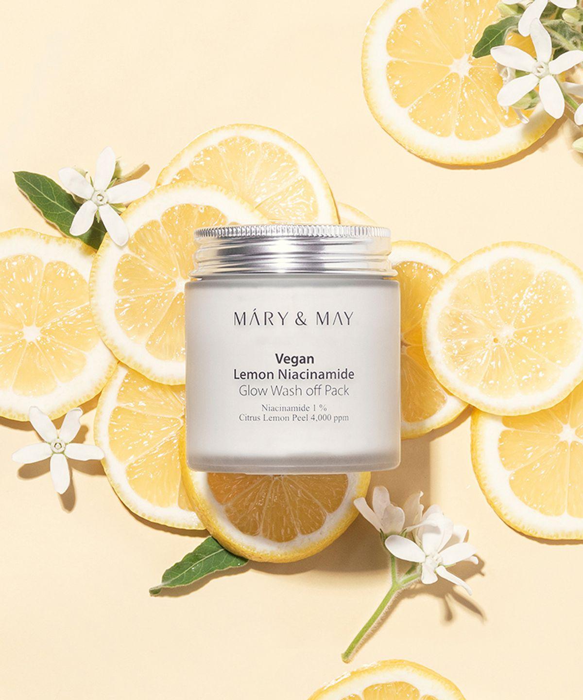 Vegan Lemon Niacinamide Glow Wash-Off Pack 125g