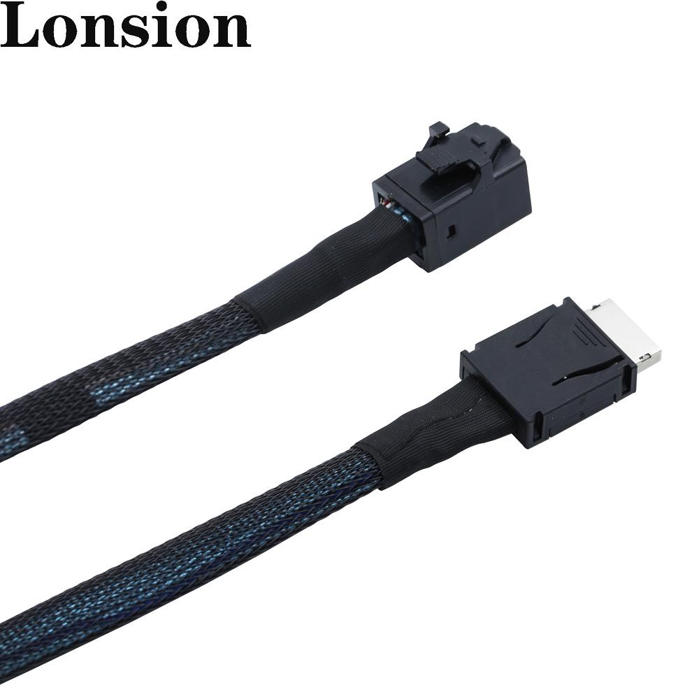 PCIe Oculink SFF-8611 to Mini SAS SFF-8643 Internal Server Cable