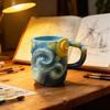 New Style Van Gogh Starry Sky Art Mug Milk Coffee Afternoon Tea Cup Home Office Desktop Ornaments Birthday Gift