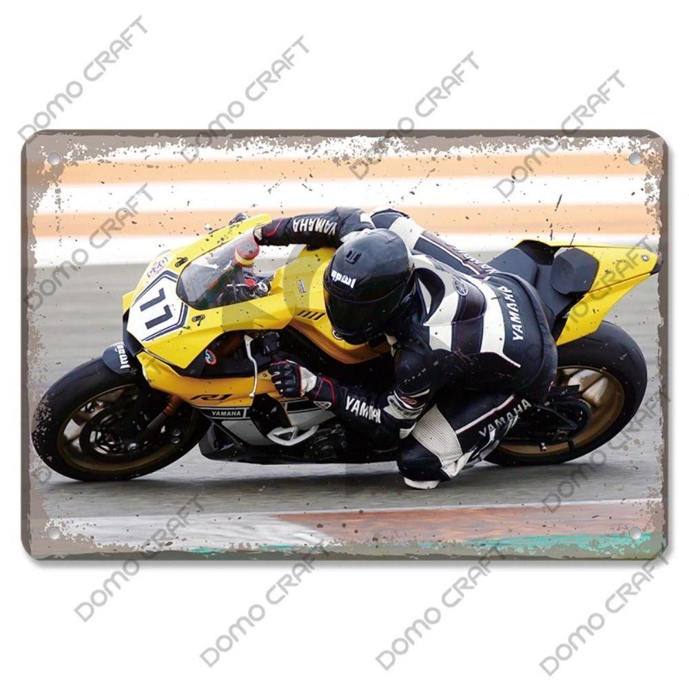 Racing Driver & Rally Metal Tin Signs for Bar Man Cave