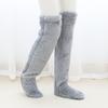 Warm Over Knee Fuzzy Socks Thickened Leg Protection Keep Long Warmer Comfortable To Wear Socks Plush Slipper