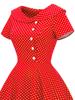 Wedtrend Retro 50s Rockabilly Swing Short Party Formal Perfect for and Plus Red and White Petite Size M Women's Dress, Sleeve, Dress, Dress, Weddings,