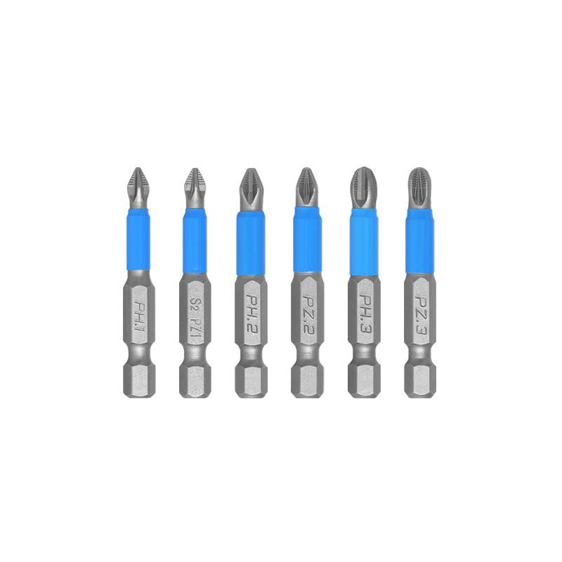 

Набор из 6/12 нескользящих магнитных бит для отвертки 50 мм, шестигранный хвостовик, крестообразная отвертка, сверло PH1/PH2/PH3/PZ1/PZ2/PZ3