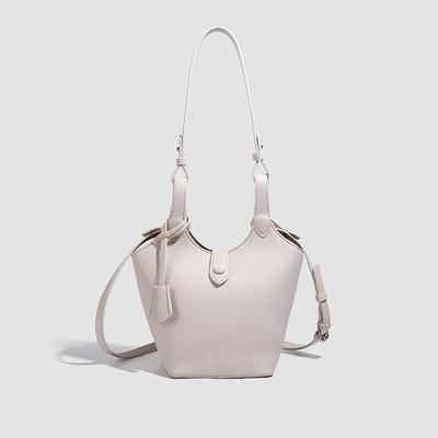 Modische Einfache und Großvolumige Pendlertasche Bucket Bag Achseltasche Ein-Schulter Umhängetasche