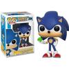 Figurine - funko - sonic avec l'émeraude mère - vinyle - 9 cm - multicolore