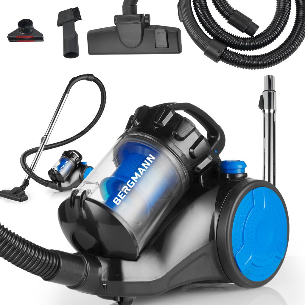 Bergmann Bt001O 3500 W 2L Odkurzacz Cyklonowy Bezworkowy Z Filtrem Hepa N