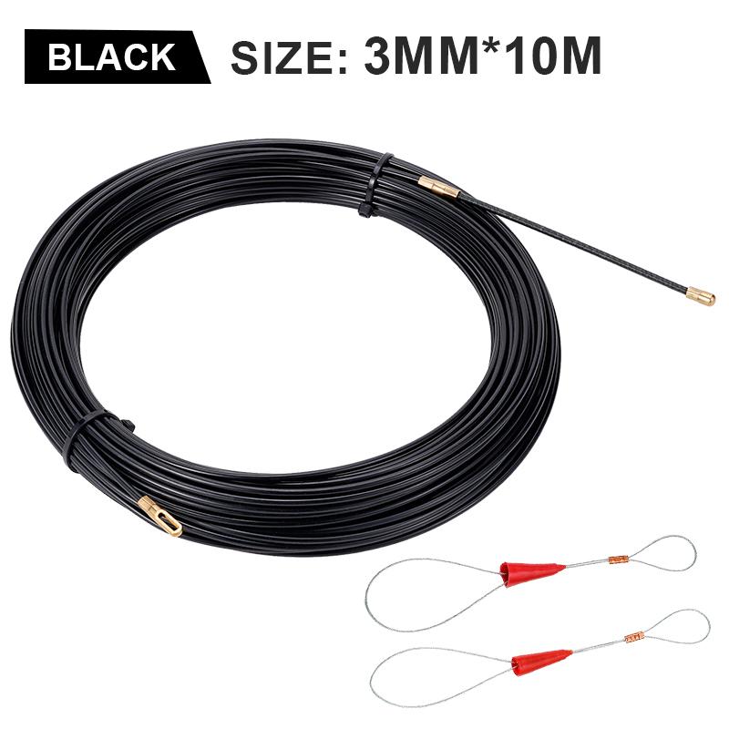 3mm Electric Cable Gland Threading Device 5/10/20/30/50M Nylo Cable Wire Threader Puller Lead Construction Electrician Hand Tool