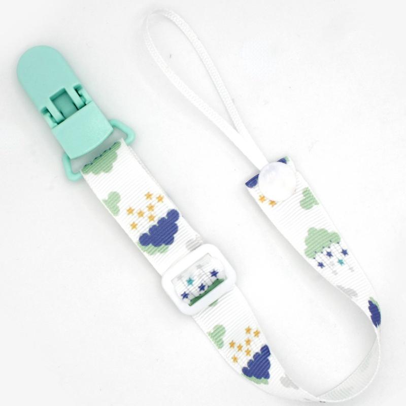 Kids Soother Baby Pacifier Clip Anti-lost Chain Adjustable Teethers Toys Stroller Accessories Holder Strap Attache Tetine Cute