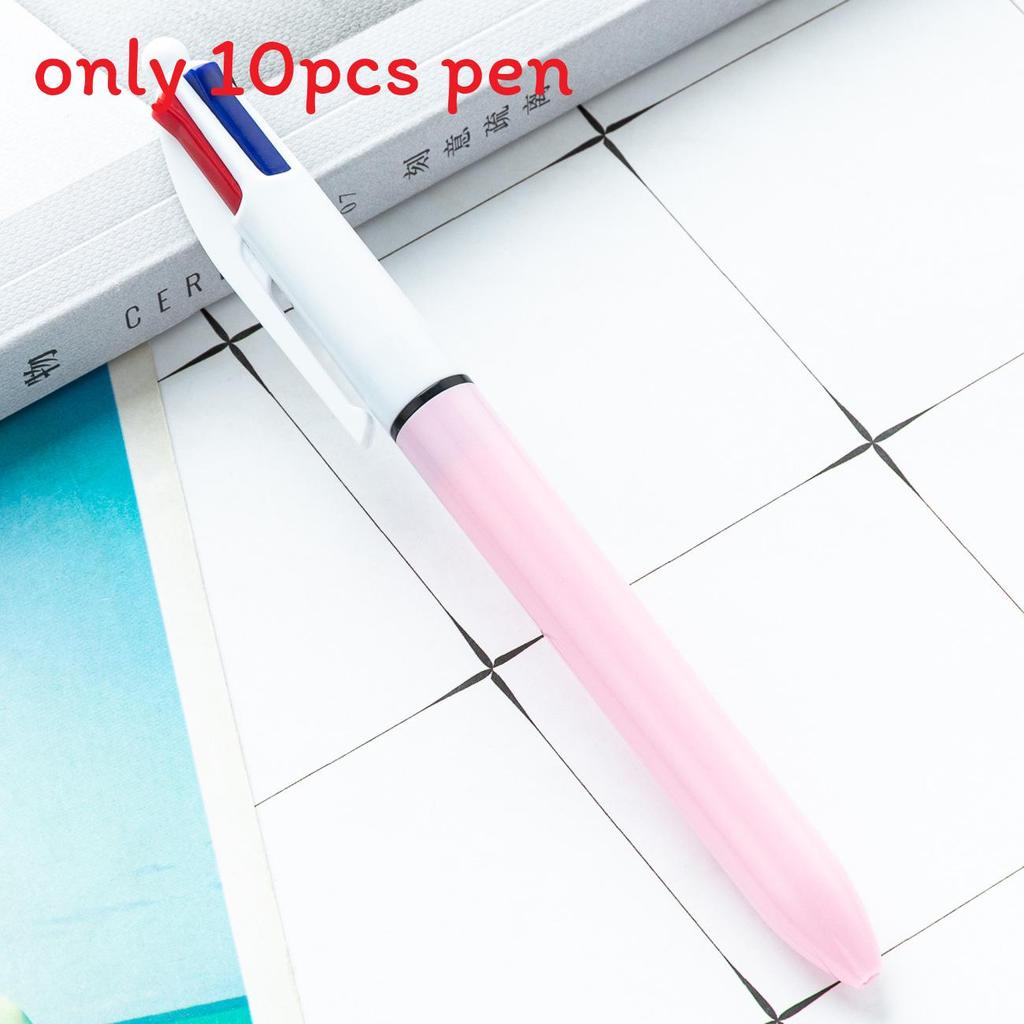 Multicolor Push Pen With Bullet Tip For Students And Office Use