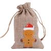 Party Wedding Drawstring Pouch Christmas Ornament Candy Bags Christmas Decorations Storage Bags