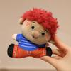 1419Cm Cute Human Figure Plush Pendant Stuffed Colorful Hair Male Female Keychain Decor Plushie For Bag Present