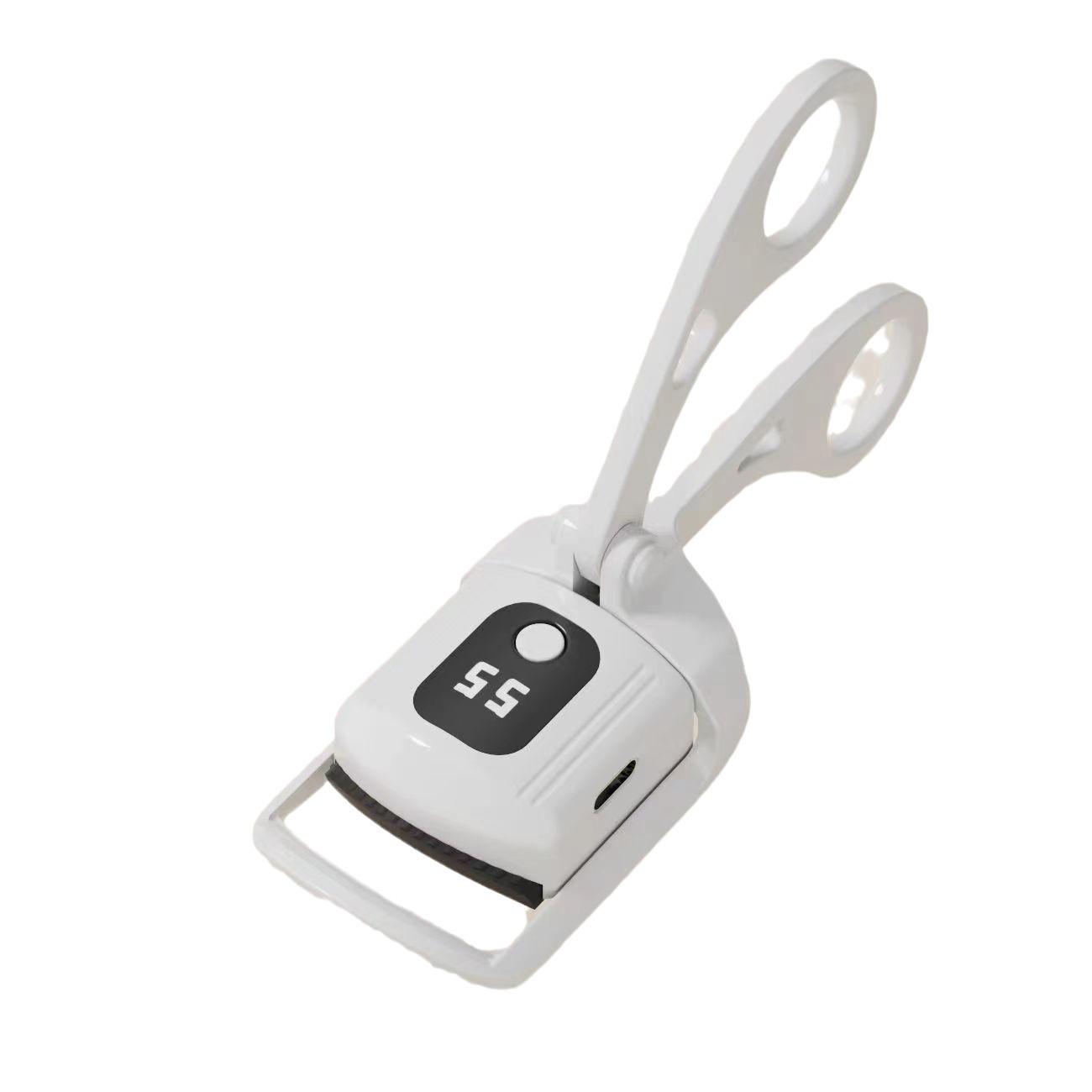 

[Pink Heated Curler] Pink USB Heated Eyelash Curler | 30s Quick, Compact, Portable, Silicone Pad, LED Power Display, Alcohol Free,Low Sensitivity,Safe