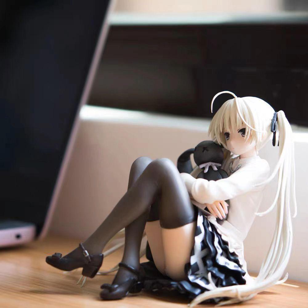 

Фигурка девушки, держащей в руках купол кролика: Kasugano Edge Sky Animation Car Doll Украшение Подарок