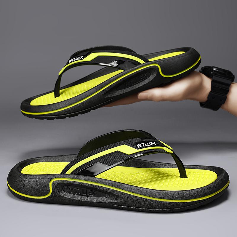 2024 Does Not Slip Non-slip Army Green Shoes Slippers Platform Sandals For Men Funny Flip Flops Sneakers Sport