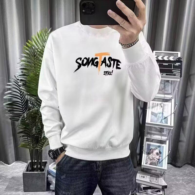 Herren Herbstmode Übergroßes Rundhals Langarm Sweatshirt