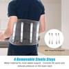 Sports Back Bracket, Relief Waist Support Belt for Lower Back, Worklumbar Support Belt with 4 Ischiatric Agents